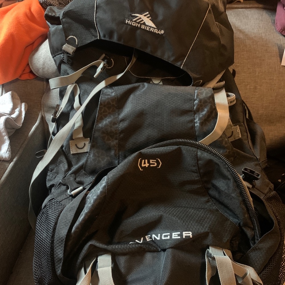 45L High Sierra top loading backpack